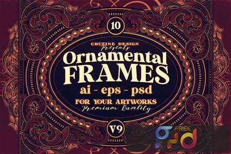 10 Frames Vol.9 - Victorian Ornament 737Pvuw 1