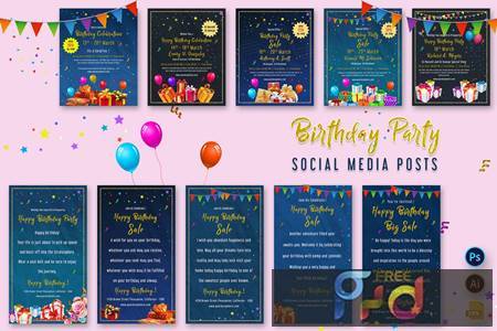 Birthday Party Social Media Posts Gybkf75 1