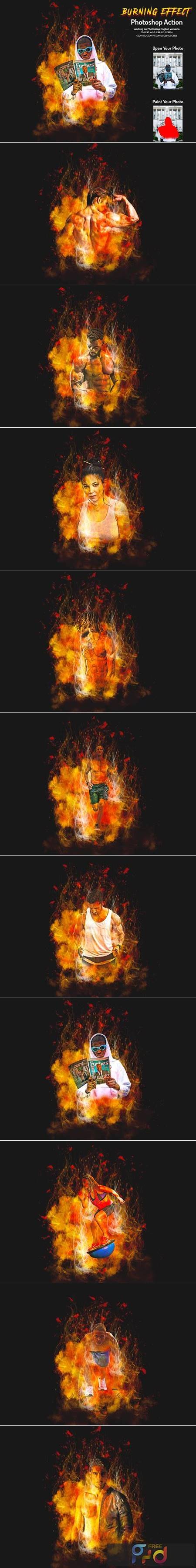 Burning Effect Photoshop Action 5999913 1