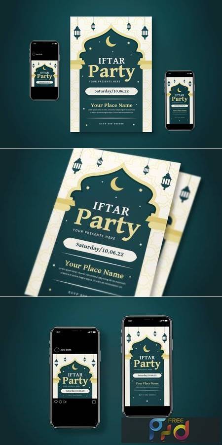 Iftar Party Flyer Set Hl4Xkq9 1