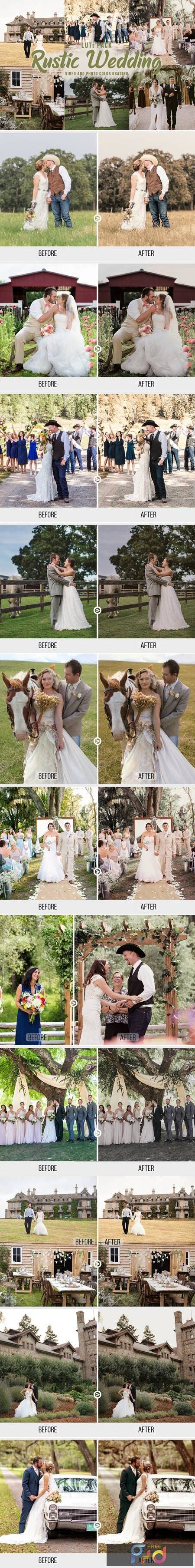 Rustic Wedding Luts - Video Color Grading Filters Pelw3D8 1