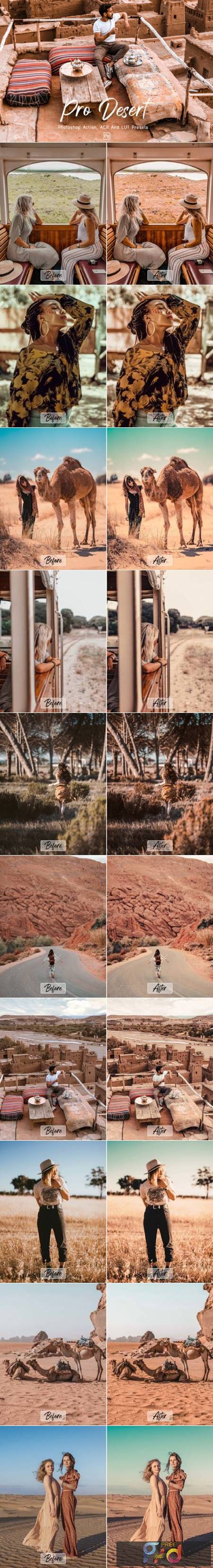 10 Pro Desert Photoshop Actions, Acr, Lut 9883790 1