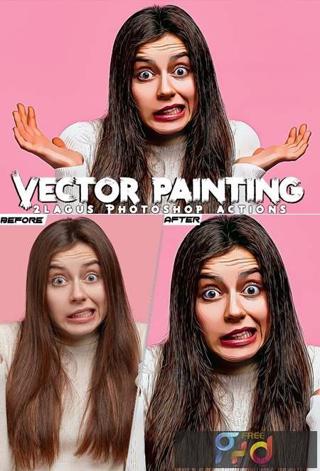 Vector Painting Photoshop Actions 8Qasdrg5