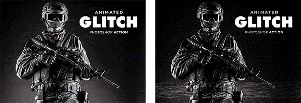 Animated Glitch Photoshop Action 21216240 2 Animated Glitch Photoshop Action - 1