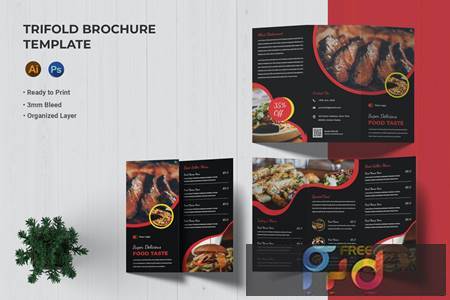 Food Taste - Trifold Brochure Rjl32Vg 1