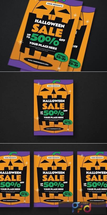 Halloween Sale Flyer YWFDMBW 1